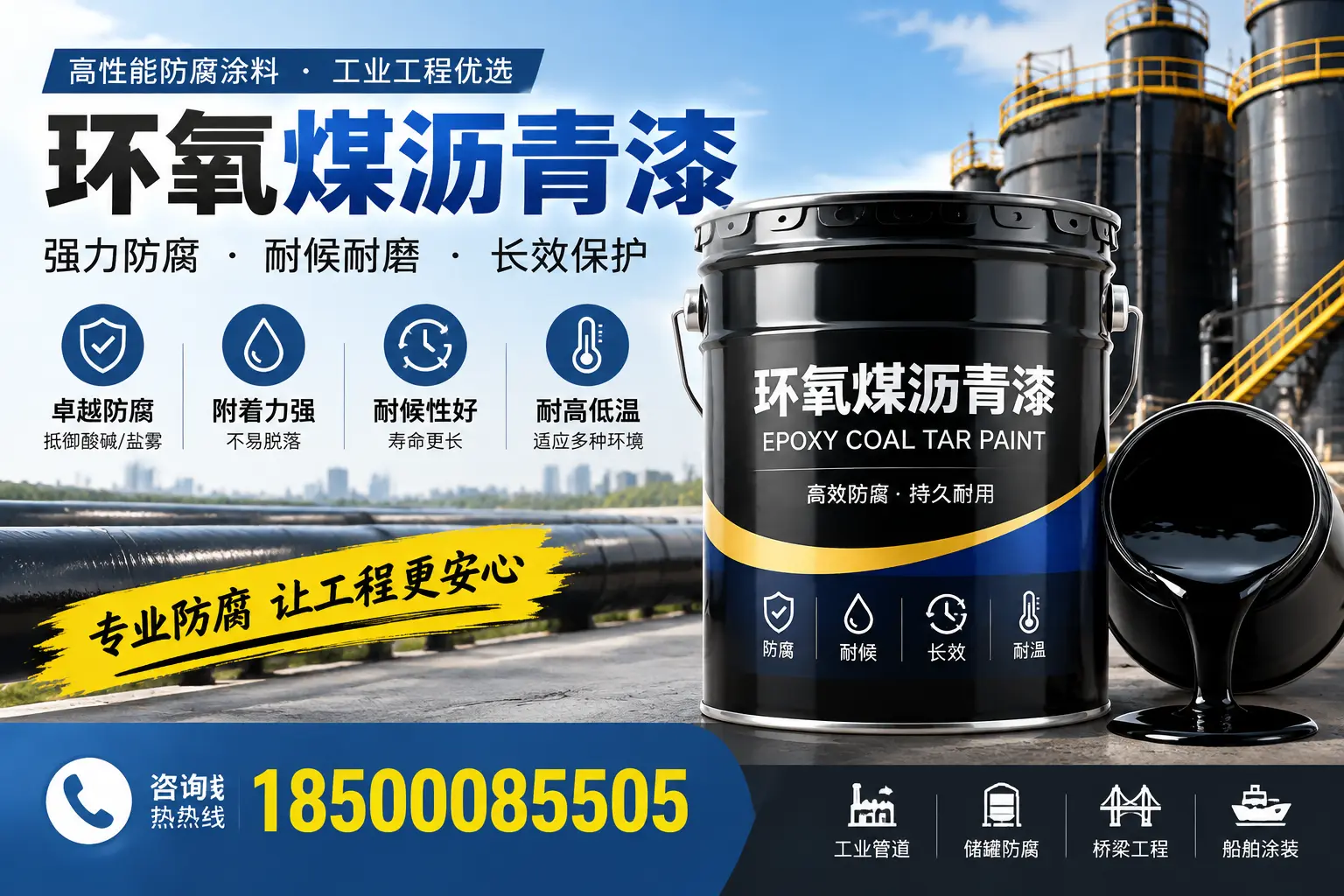 环氧煤沥青漆的施工方法与注意事项,确保在贺州顺利完成